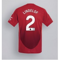 Fotballdrakt Herre Manchester United Victor Lindelof #2 Hjemmedrakt 2024-25 Kortermet